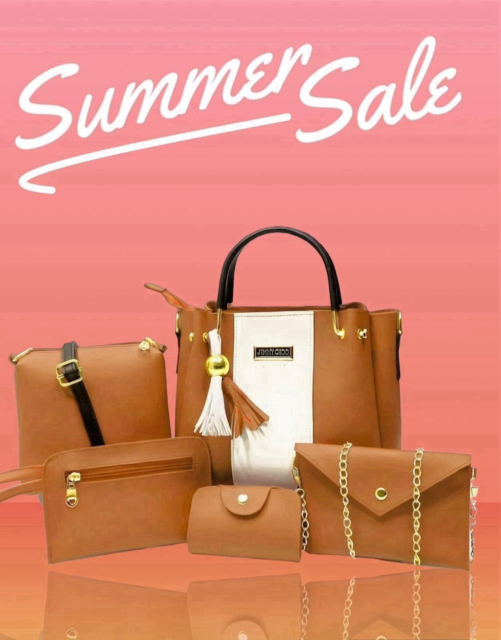 Luxury Fashion Handbag Set – Complete 5-Piece Combo