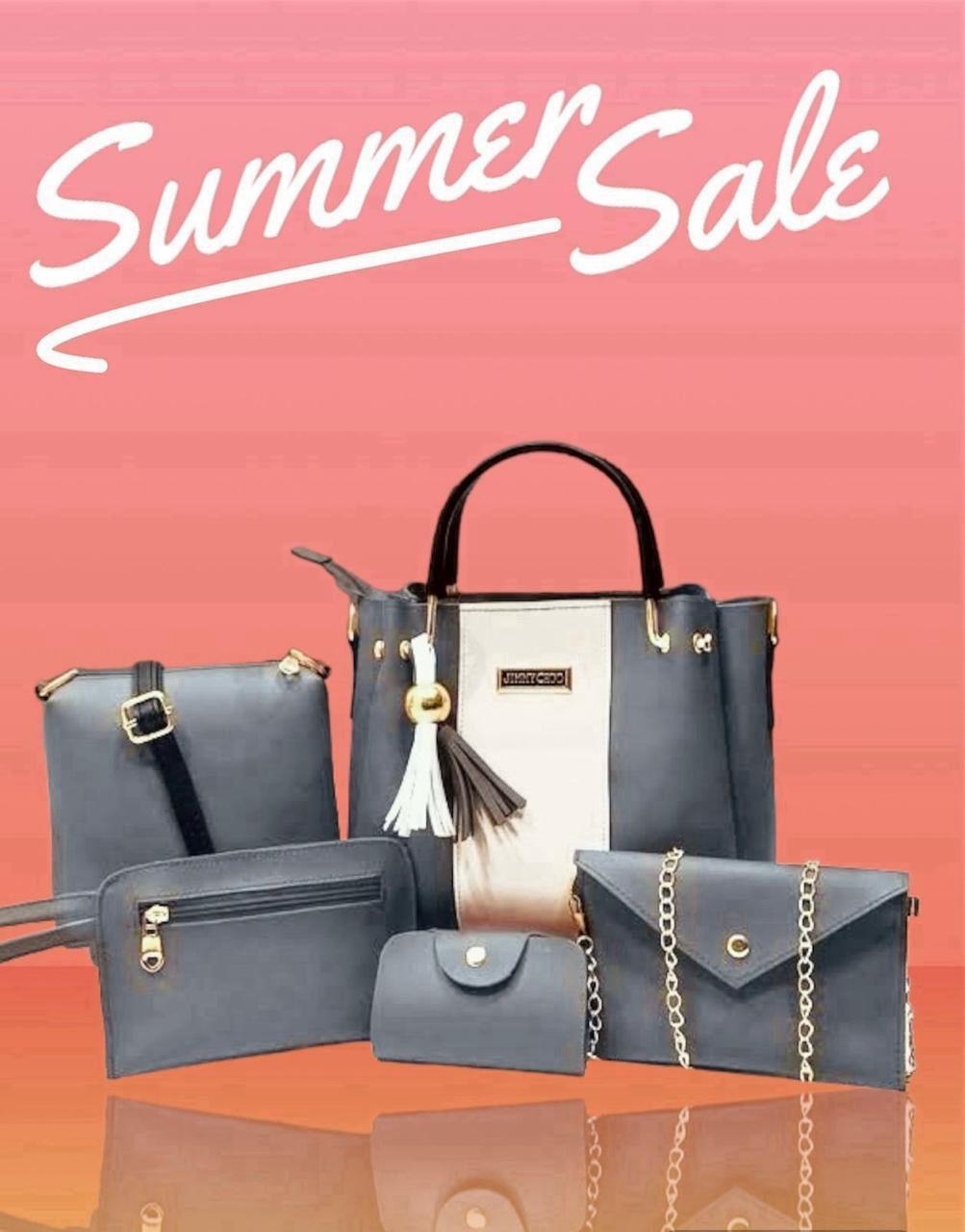 Luxury Fashion Handbag Set – Complete 5-Piece Combo