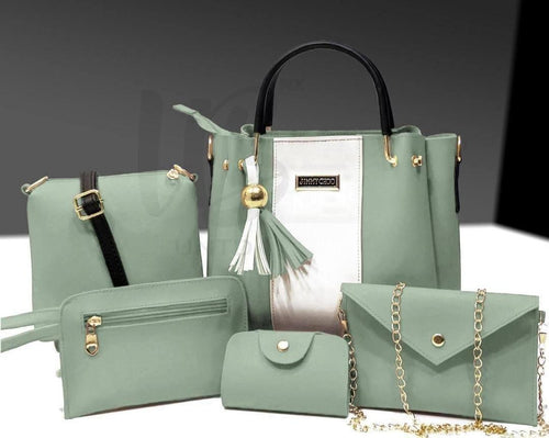 Luxury Fashion Handbag Set – Complete 5-Piece Combo