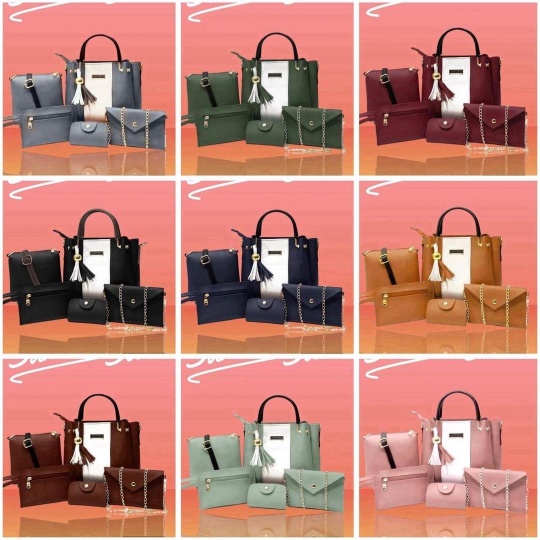 Luxury Fashion Handbag Set – Complete 5-Piece Combo