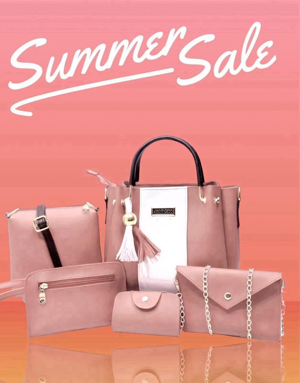 Luxury Fashion Handbag Set – Complete 5-Piece Combo